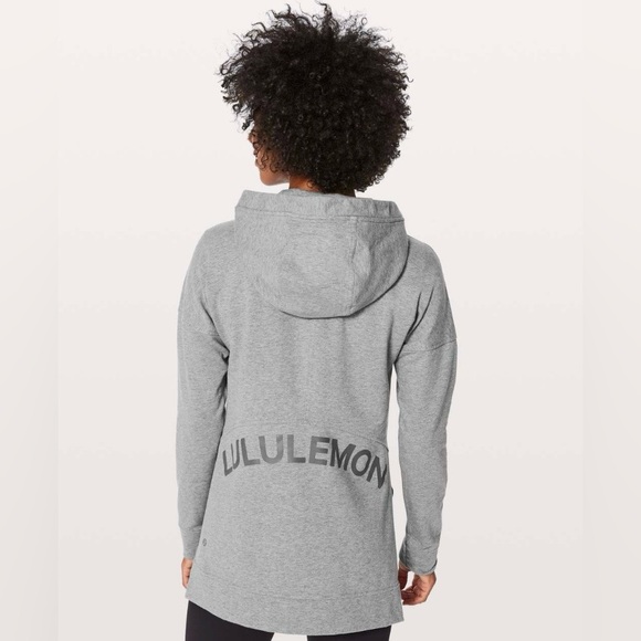 lululemon athletica Jackets & Blazers - lululemon athletica  Cut Above Hoodie (Expression) Heather Gray Women's size 10